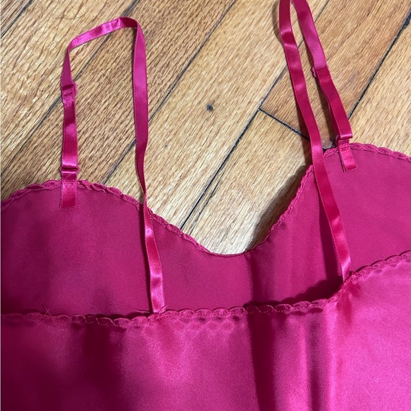 Vintage Body Chic Women’s Set Red Sz Medium top and bottom Under Garments - Picture 14 of 14